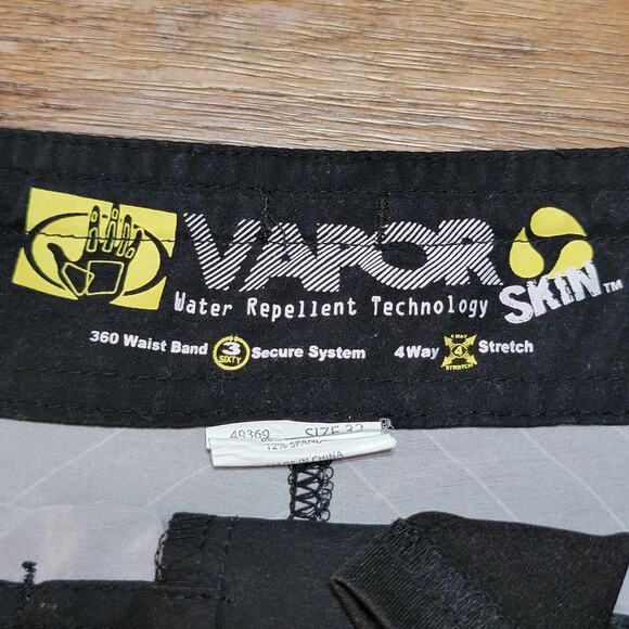 Body Glove Vapor Skin Black & Yellow Board Shorts - Size 32 - Picture 4 of 5